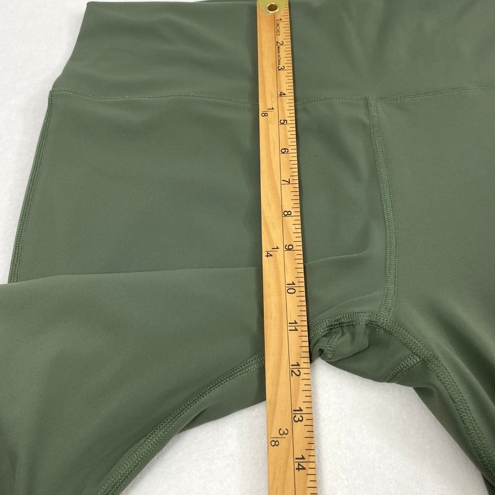 Avia Pants Womens XXL Green  Flare Leg High Rise Athletic Yoga Leggings Casual - Picture 8 of 10